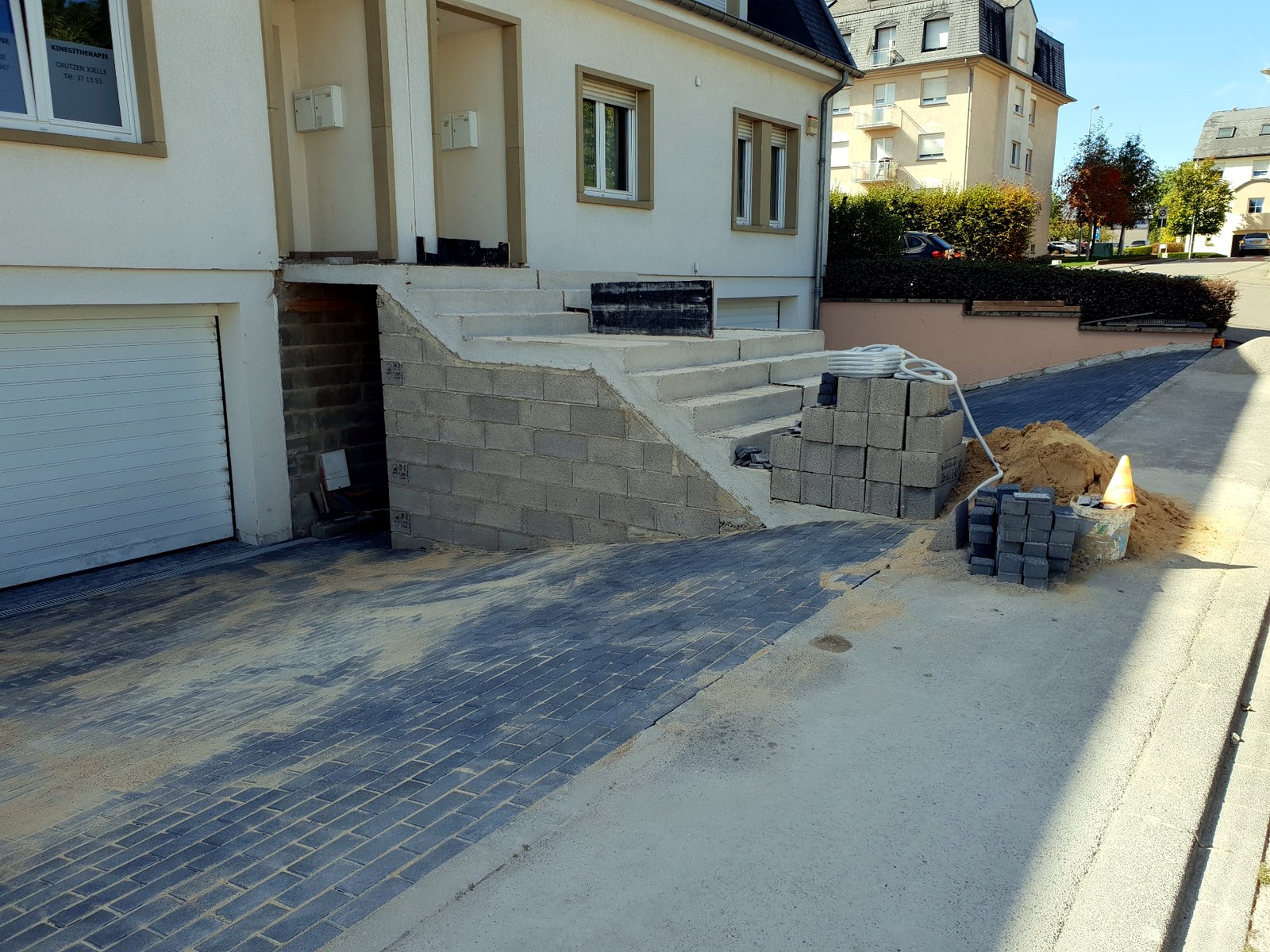 Maçonnerie, pavés et escaliers à Differdange et Leudelange — photo 2