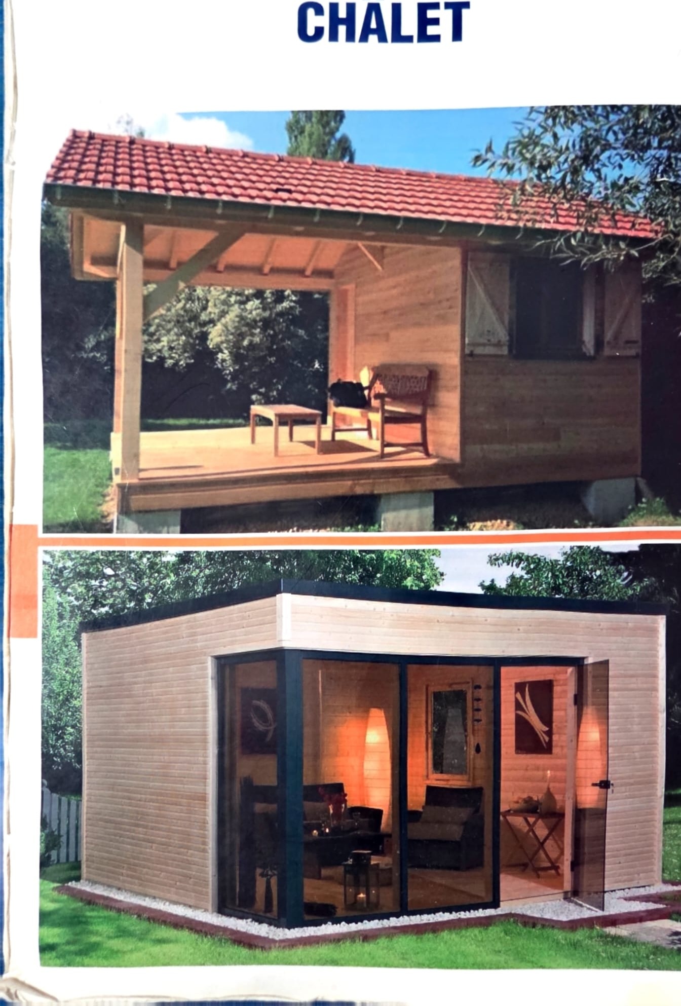 Construction de châlet en bois